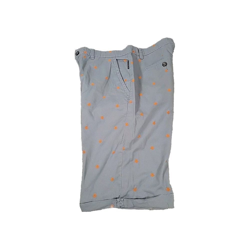 Y2K Ecko Unltd  Shorts Mens 36 Gray Baggy All Over Pattern Skulls Size‎ 36